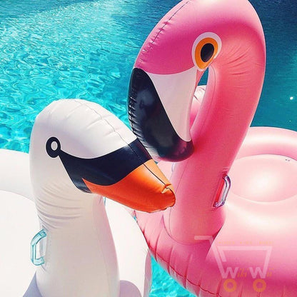 High Quality Inflatable Flamingo-Swan-Unicorn- Pool Float - WikiWii