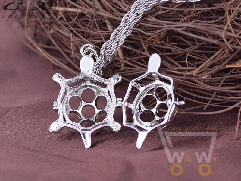 Hollow Sea turtles Necklace ( ESSENTIAL OIL DIFFUSER NECKLACE ) - WikiWii