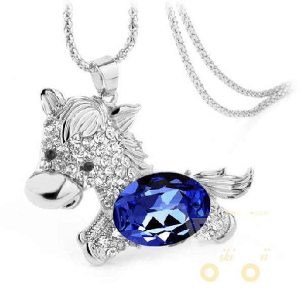 horse crystal Necklace - WikiWii