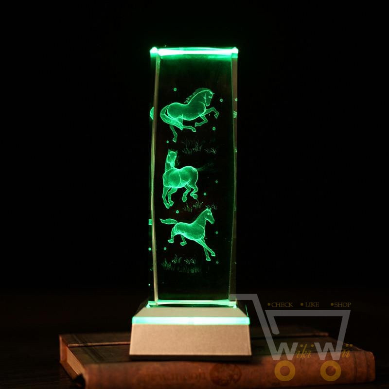 Horses laser carving crystals - WikiWii