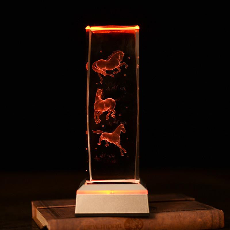 Horses laser carving crystals - WikiWii