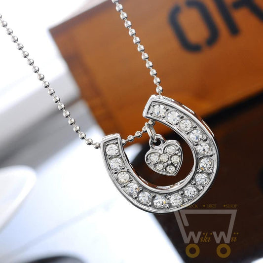 Horseshoe Heart Necklace - WikiWii