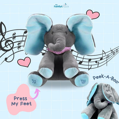 Peekaboo Singing Elephant Toy