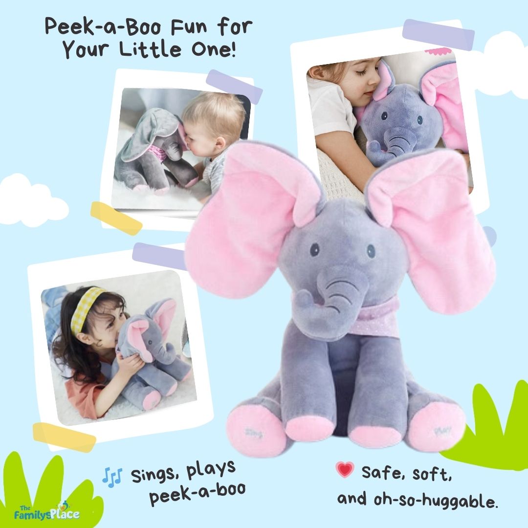Peekaboo Singing Elephant Toy