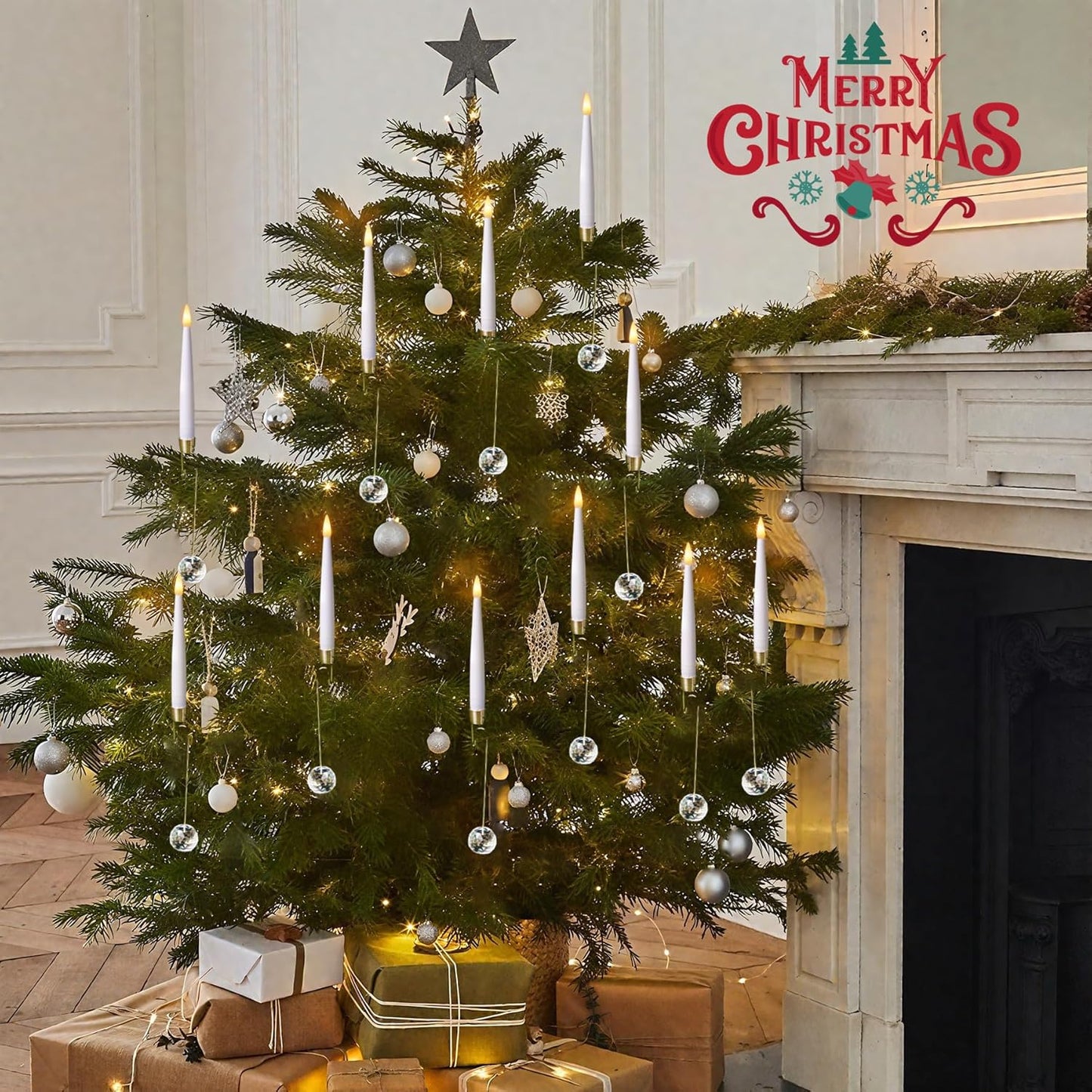 Elegante LED-Kerzen mit Fernbedienung- 6 Kerzen