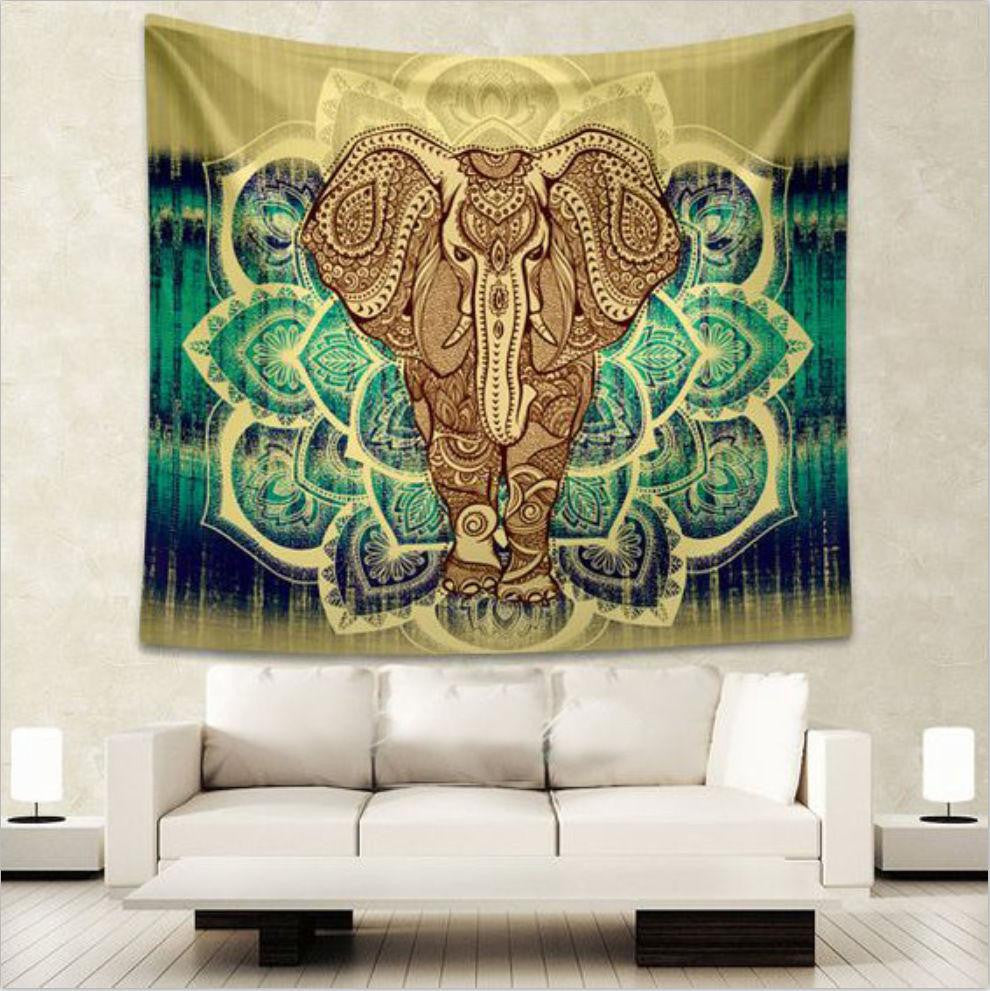 Indian Elephant Home Decor Mat - WikiWii