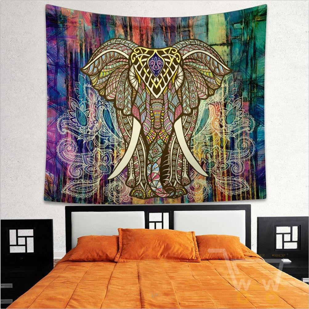 Indian Elephant Home Decor Mat - WikiWii