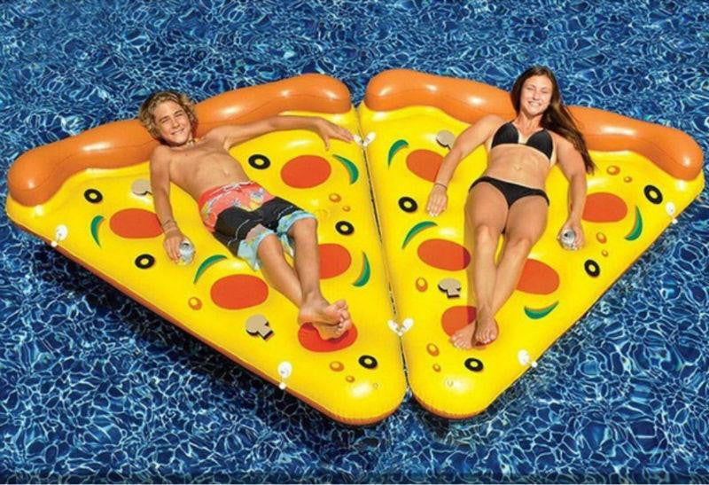 Inflatable Pizza lounge -water Floating - WikiWii