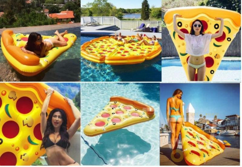 Inflatable Pizza lounge -water Floating - WikiWii