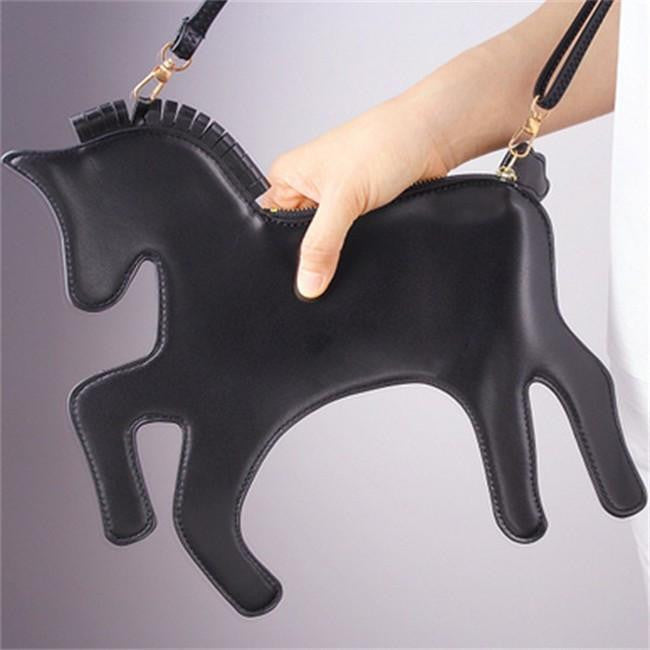 Leather Handbag Horse shape - WikiWii