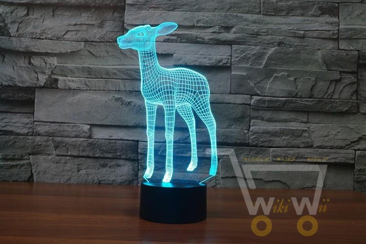 LED Deer LAMP- 7 COLORS CHANGEABLE - WikiWii
