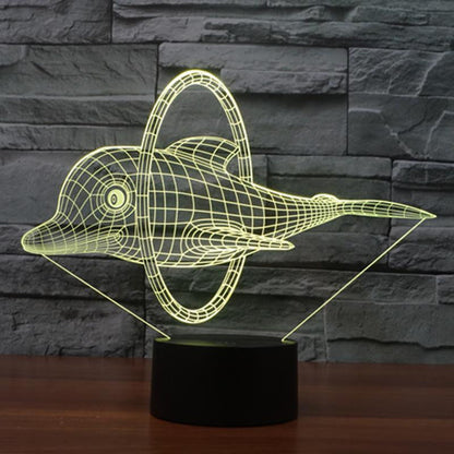 LED DOLPHIN SHAPE LAMP- 7 COLORS CHANGEABLE - WikiWii