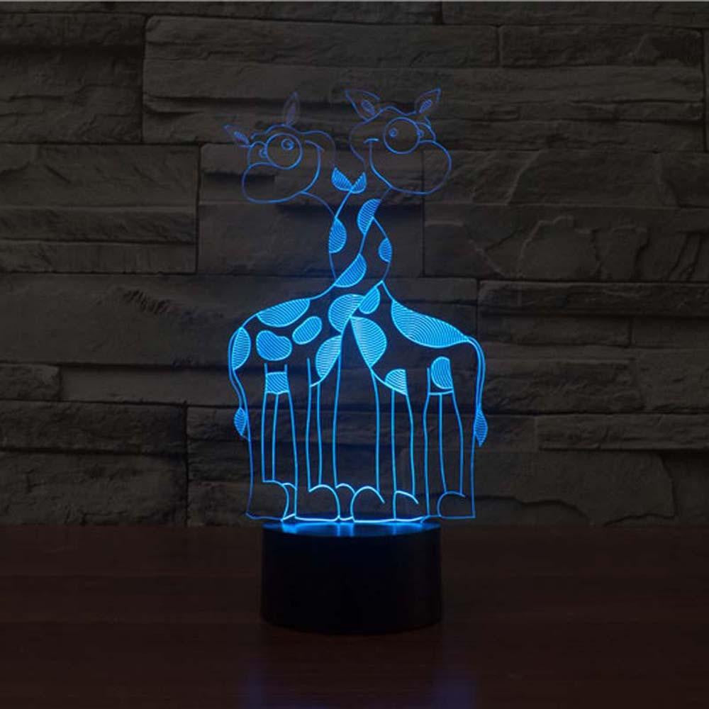 LED Giraffe LAMP- 7 COLORS CHANGEABLE - WikiWii