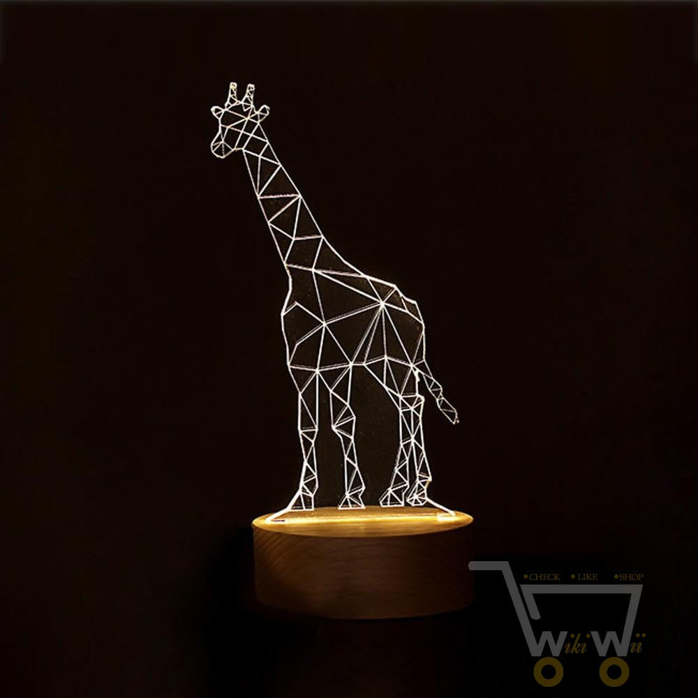 Led Giraffe lamp- 7 colors Changeable - WikiWii