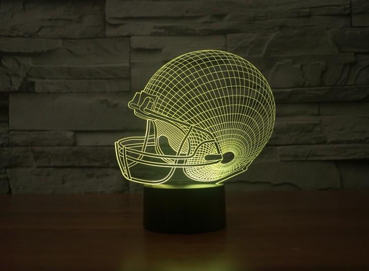 LED Helmet LAMP- 7 COLORS CHANGEABLE - WikiWii