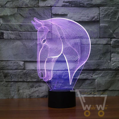 LED HORSE Head LAMP- 7 COLORS CHANGEABLE - WikiWii