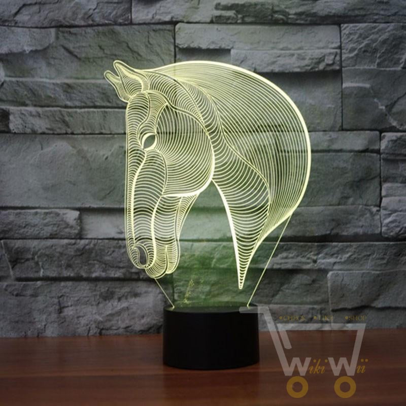 LED HORSE Head LAMP- 7 COLORS CHANGEABLE - WikiWii