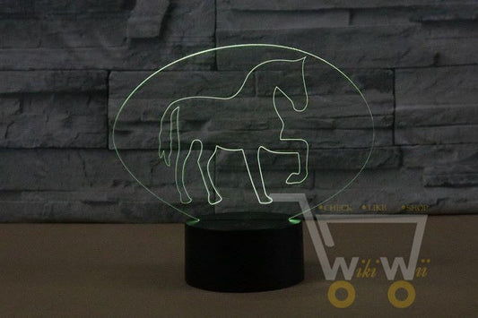 LED Horse lamp -7 colors changable - WikiWii