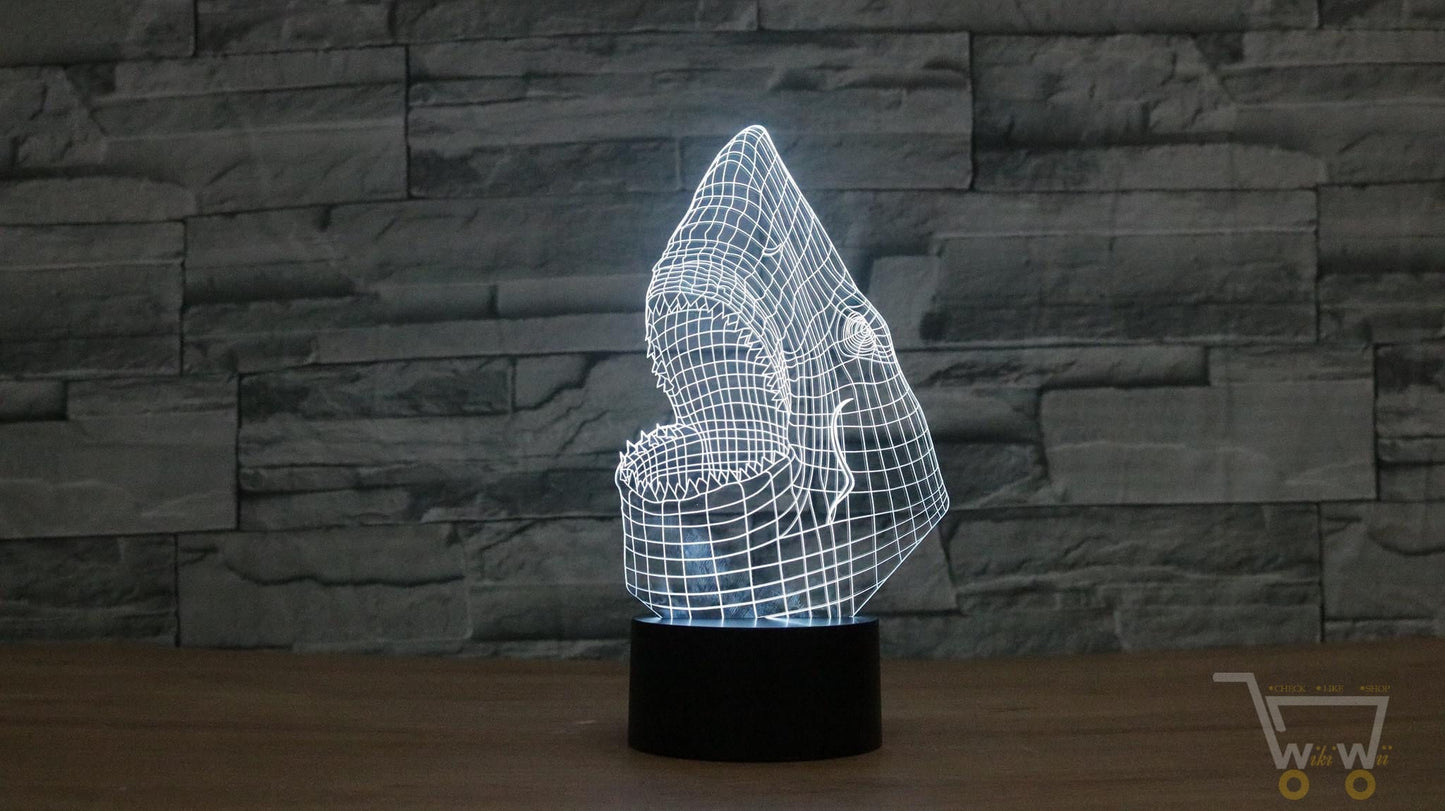 LED lamp Shark table lamp- 7 Colors changable - WikiWii