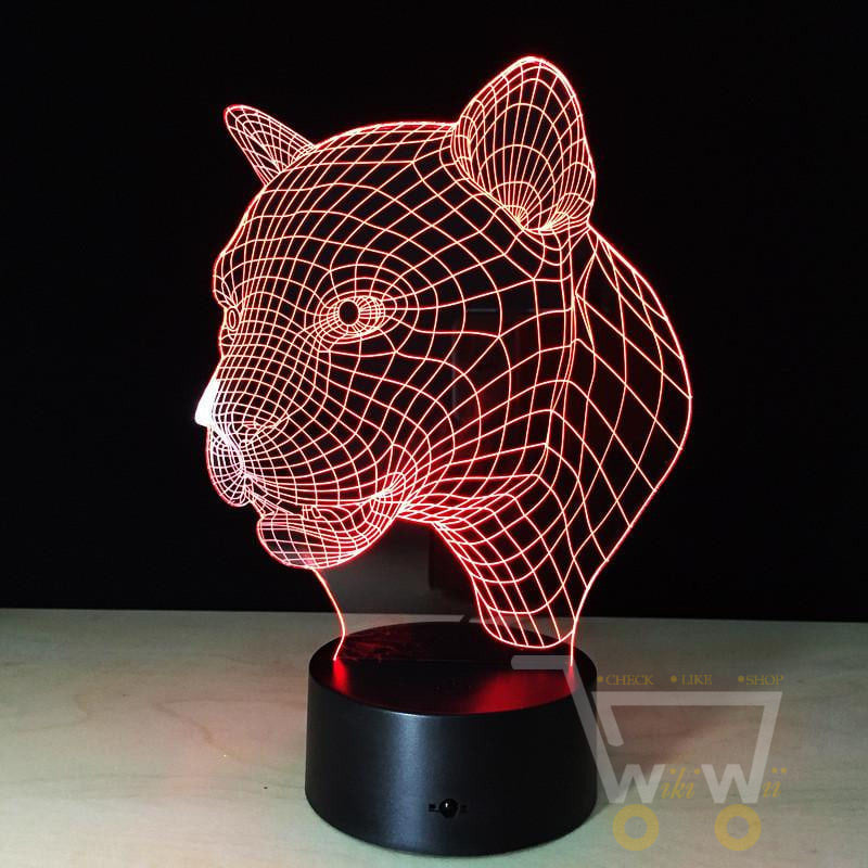 LED Leopard LAMP- 7 COLORS CHANGEABLE - WikiWii