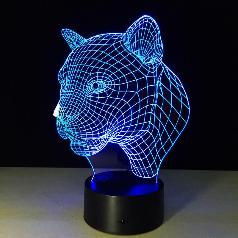 LED Leopard LAMP- 7 COLORS CHANGEABLE - WikiWii