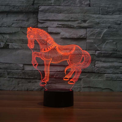 LED Running Horse LAMP- 7 COLORS CHANGEABLE - WikiWii