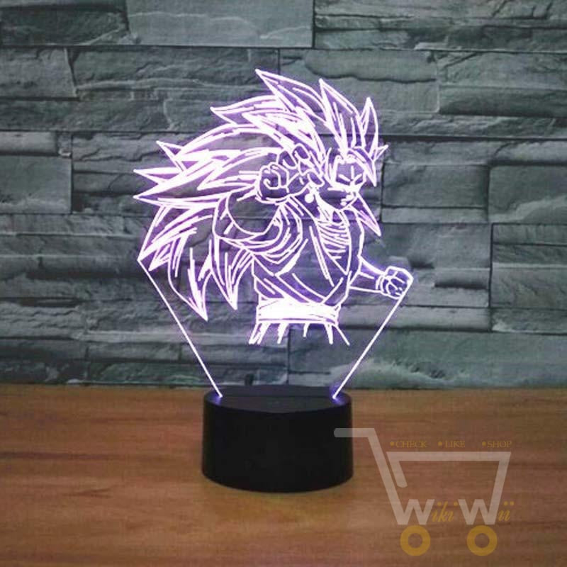 LED Saiyan Character LAMP- 7 COLORS CHANGEABLE - WikiWii