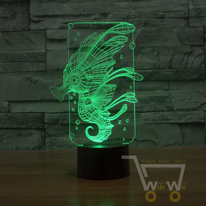 LED SEA HORSE LAMP- 7 COLORS CHANGEABLE - WikiWii