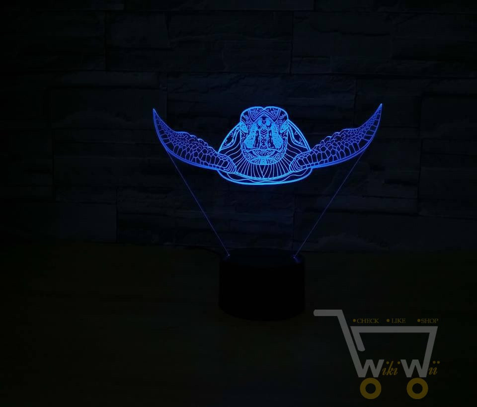 LED Sea Turtle Lamp- 7 COLORS CHANGEABLE - WikiWii