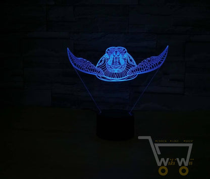 LED Sea Turtle Lamp- 7 COLORS CHANGEABLE - WikiWii