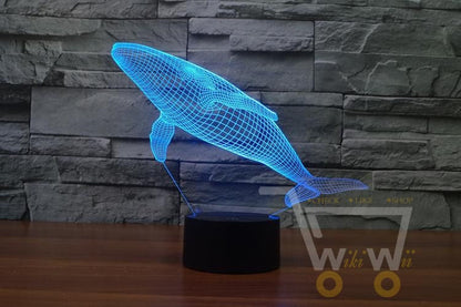 LED Whale LAMP- 7 COLORS CHANGEABLE - WikiWii