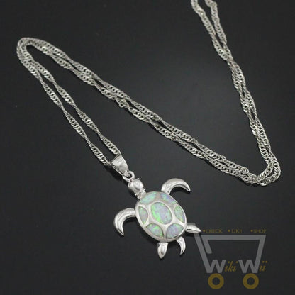 Lovely Sea Turtle Chain Necklace - WikiWii