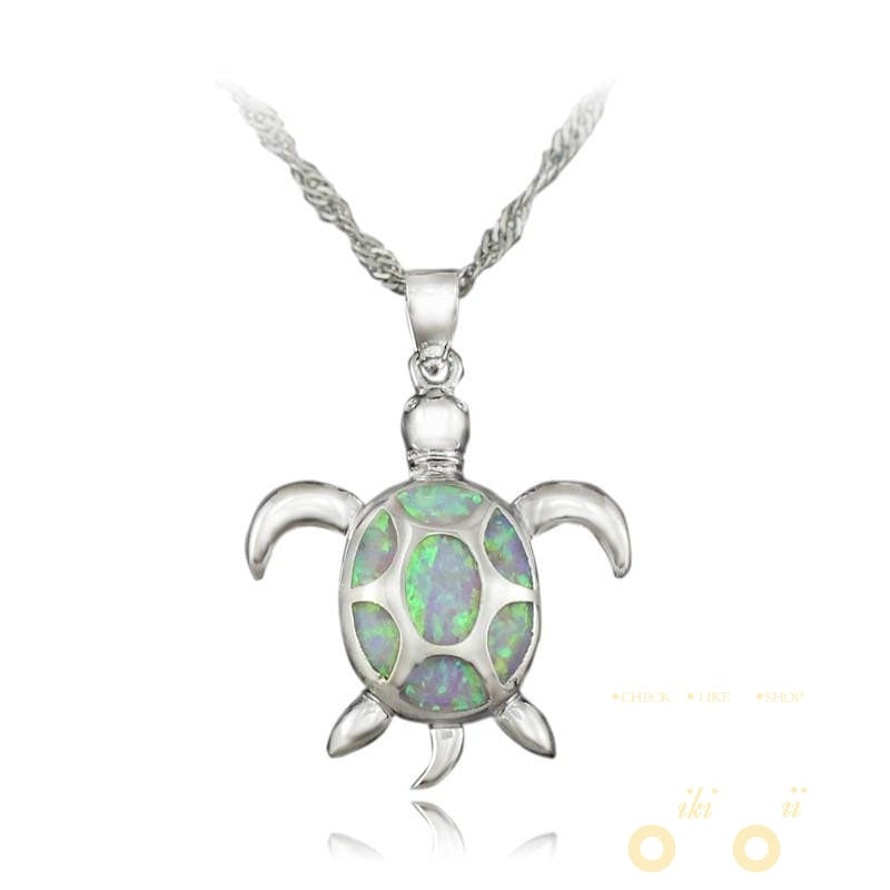 Lovely Sea Turtle Chain Necklace - WikiWii