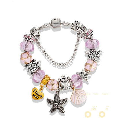 Lovely Sea Turtles/Star fish Charm Bracelet - WikiWii