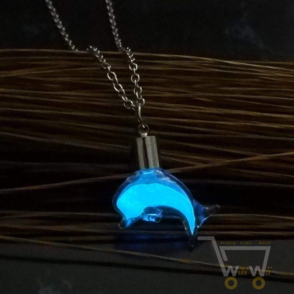 Luminous dolphin necklace - WikiWii