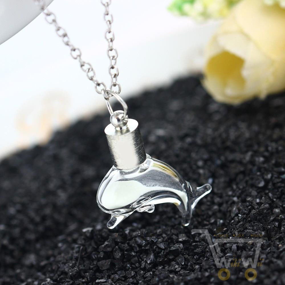 Luminous dolphin necklace - WikiWii