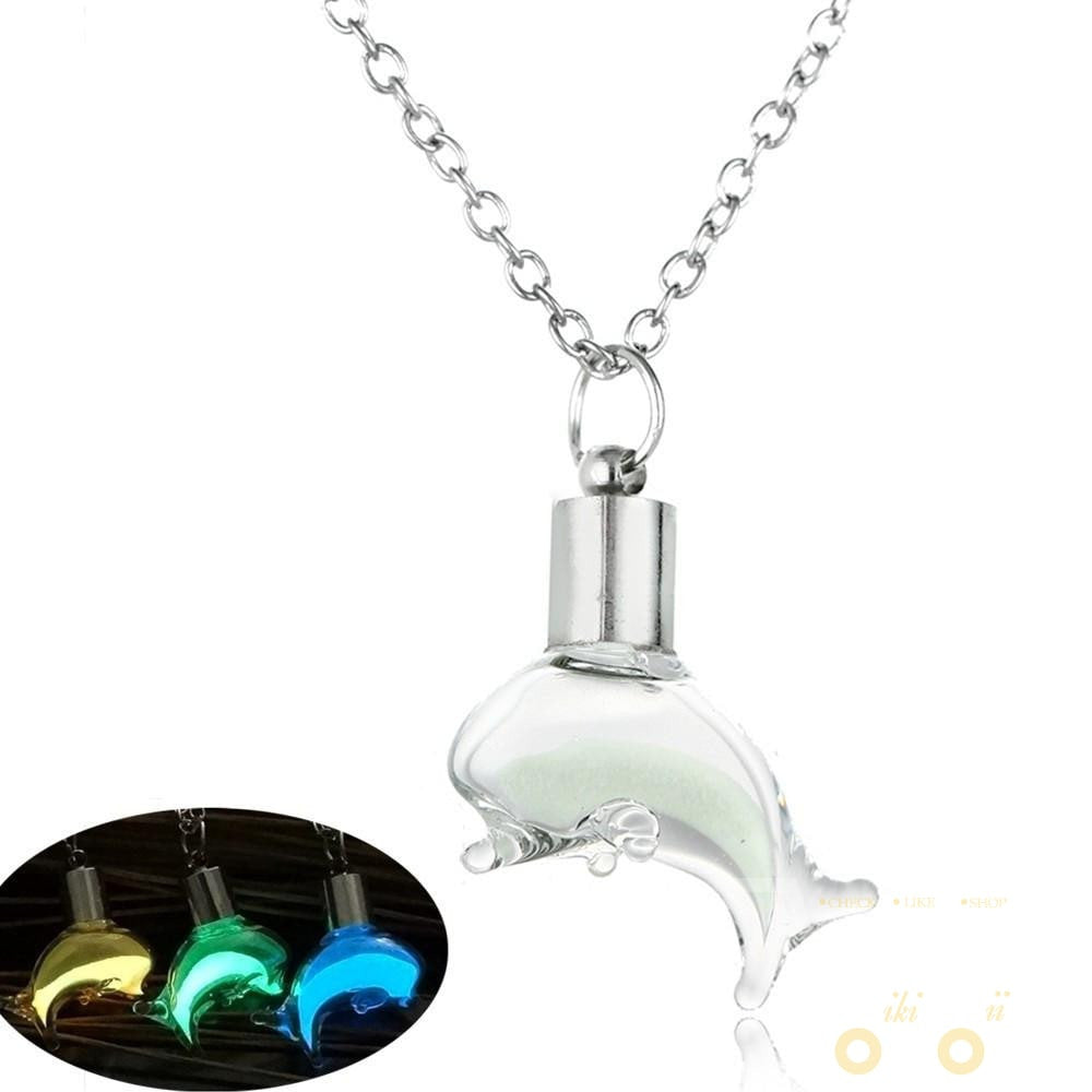 Luminous dolphin necklace - WikiWii