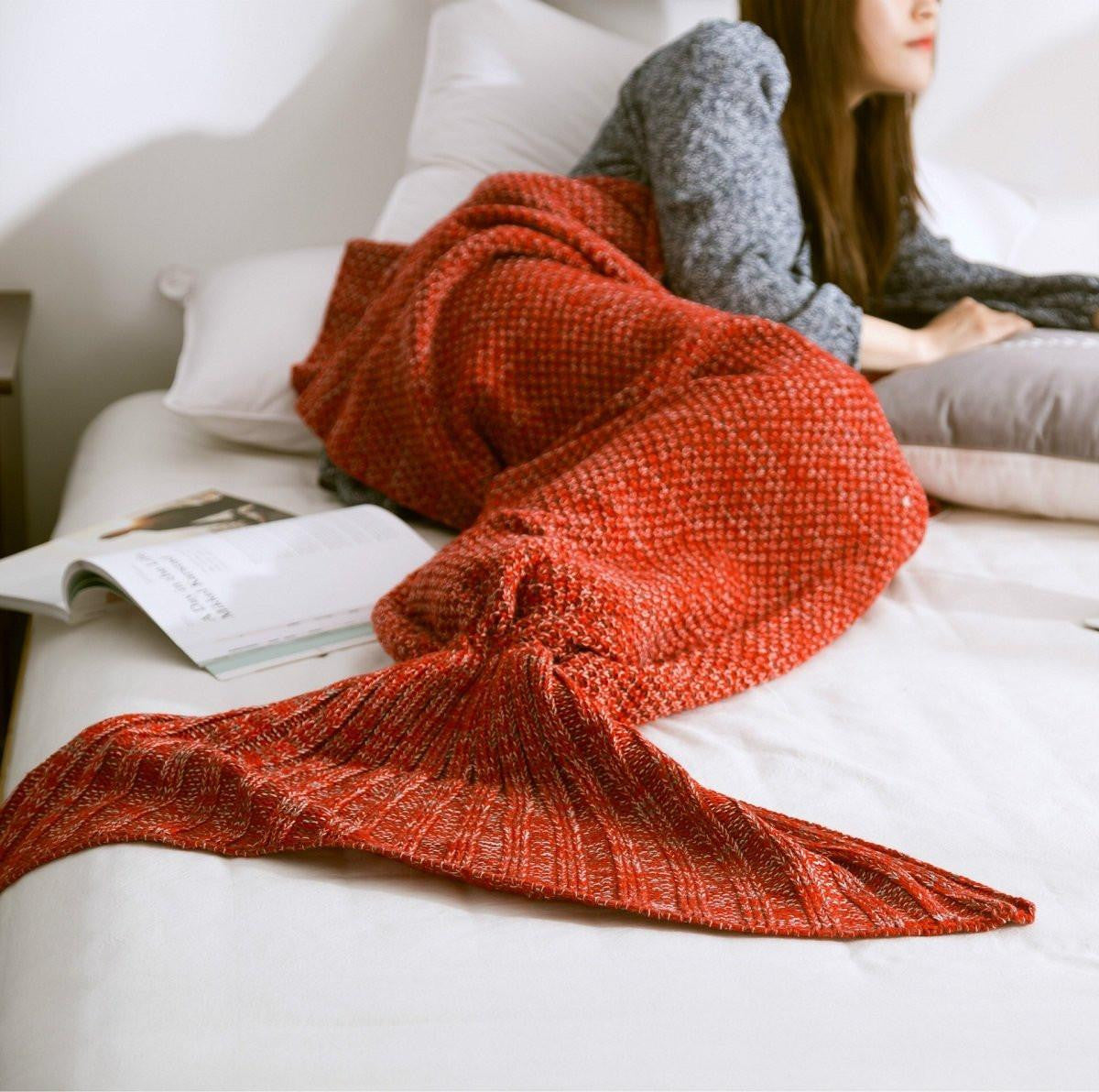 Mermaid Tail Blanket -Adult /child/baby - WikiWii