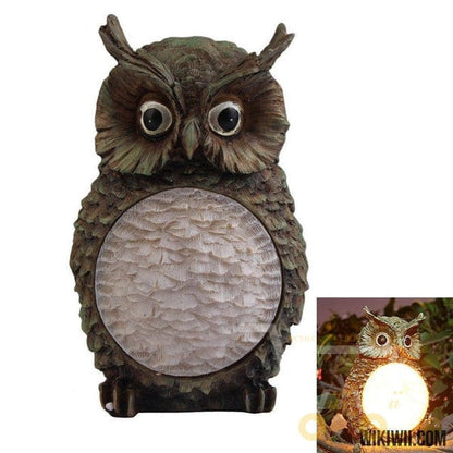 Outdoor Bird Owl Garden Solar Light - WikiWii