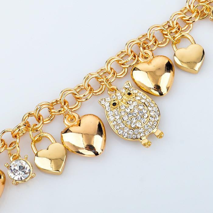 Owl Gold Love Bracelets - WikiWii