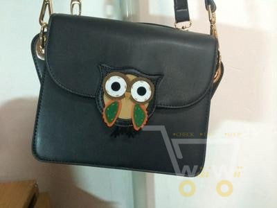 Owl Small Bag One Shoulder Bag Messenger - WikiWii