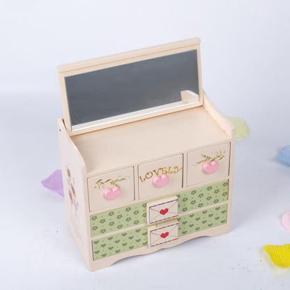 Owl Wood Jewelry Box 16.5*8*17 CM - WikiWii