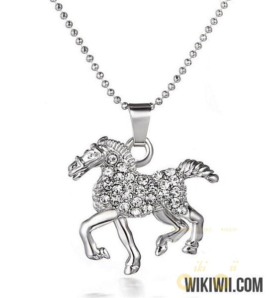 plating white-gold horse - WikiWii