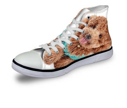 Printed Dogs Shoes - WikiWii