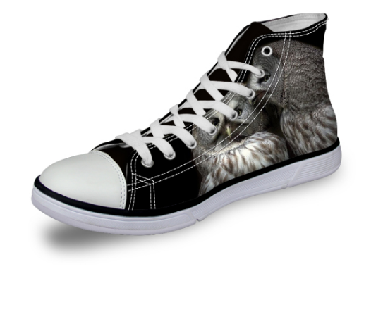 Printed Owl Shoes - WikiWii