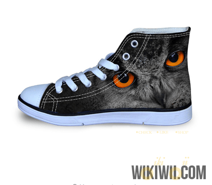 Printed Owl Shoes - WikiWii