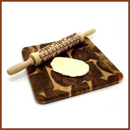 Christmas Embossing Rolling Pin - WikiWii