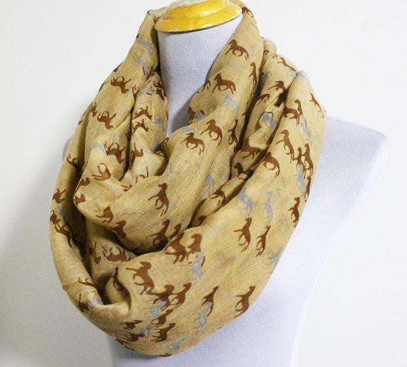 Running Horse Scarf - WikiWii