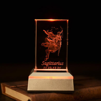 Sagittarius laser carving crystal - WikiWii