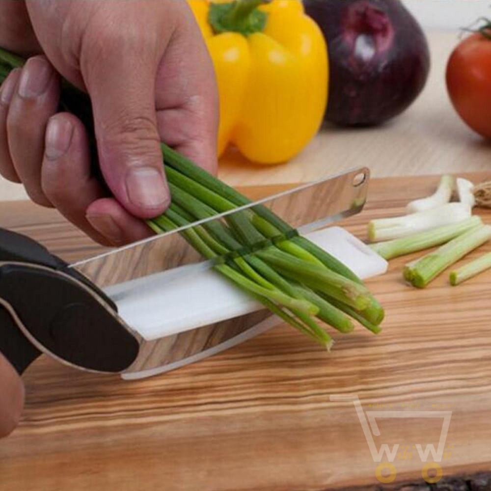 Scissors slicer for Cutting Vegetables - WikiWii